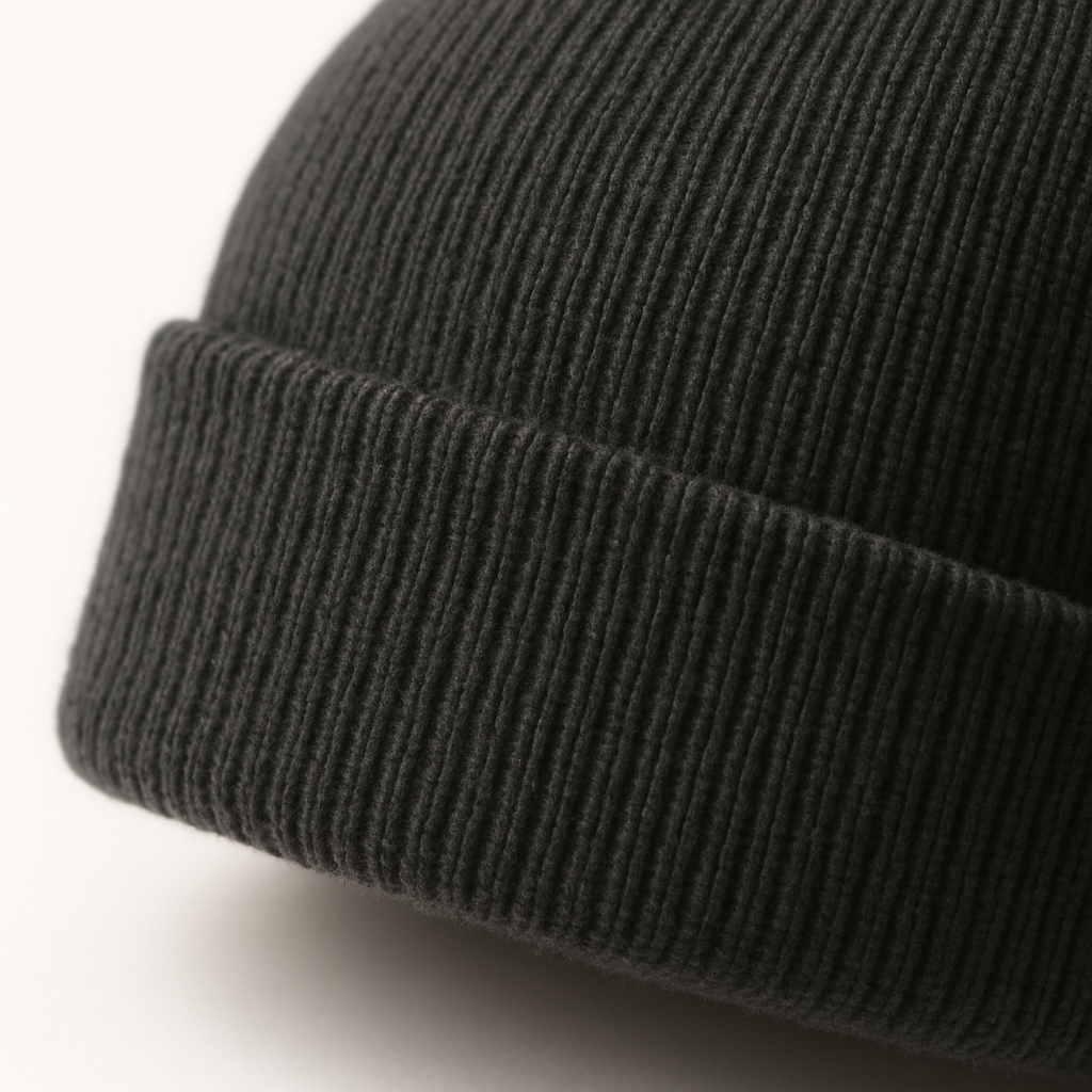 Merino Beanie - Detail close-up